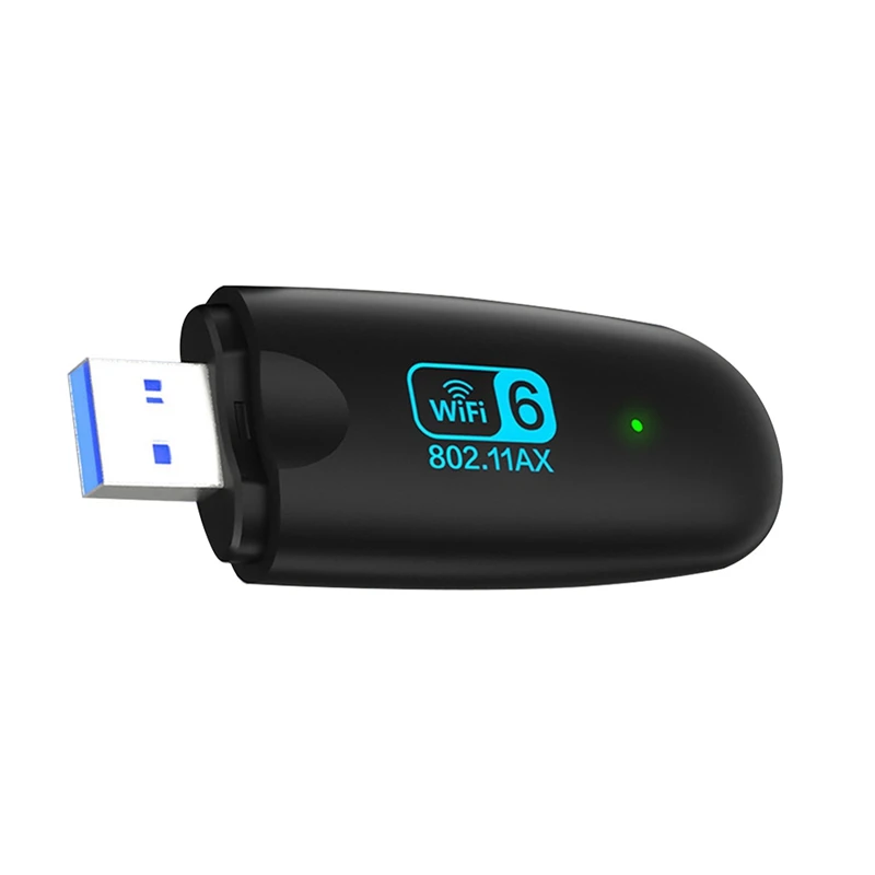 

Wifi Adapter AX1800M USB3.0 Wifi6 2.4G/5Ghz Dual Band USB Network Card Network Card Adapter