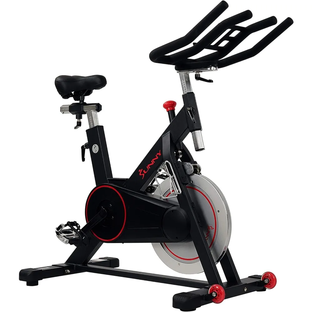 Premium Magnetic Belt Drive Indoor Cycling Stationary Exercise Bikes with Optional SunnyFit App Enhanced Bluetooth Connectivity