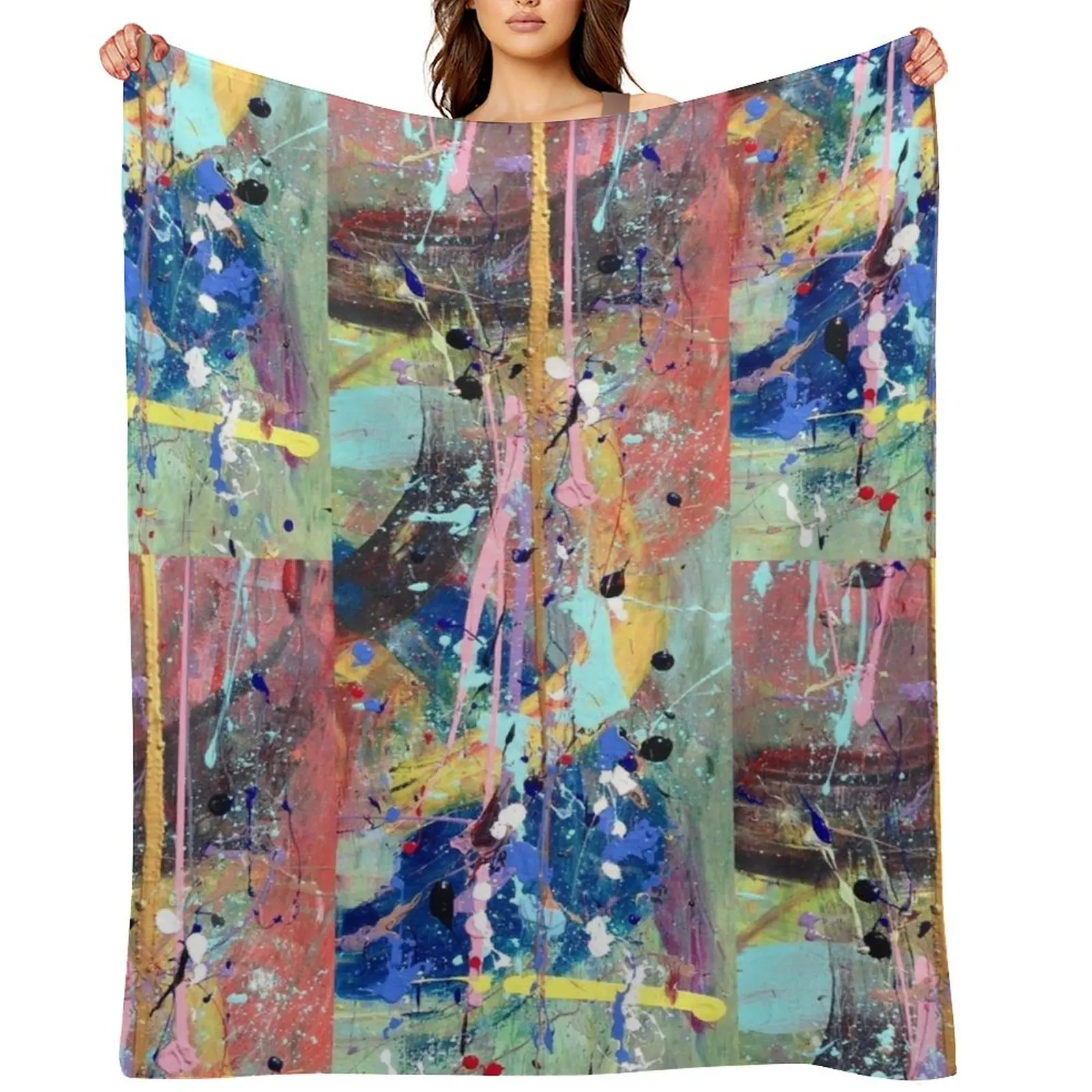 

One tree river Throw Blanket Hair christmas gifts Travel Picnic Blankets