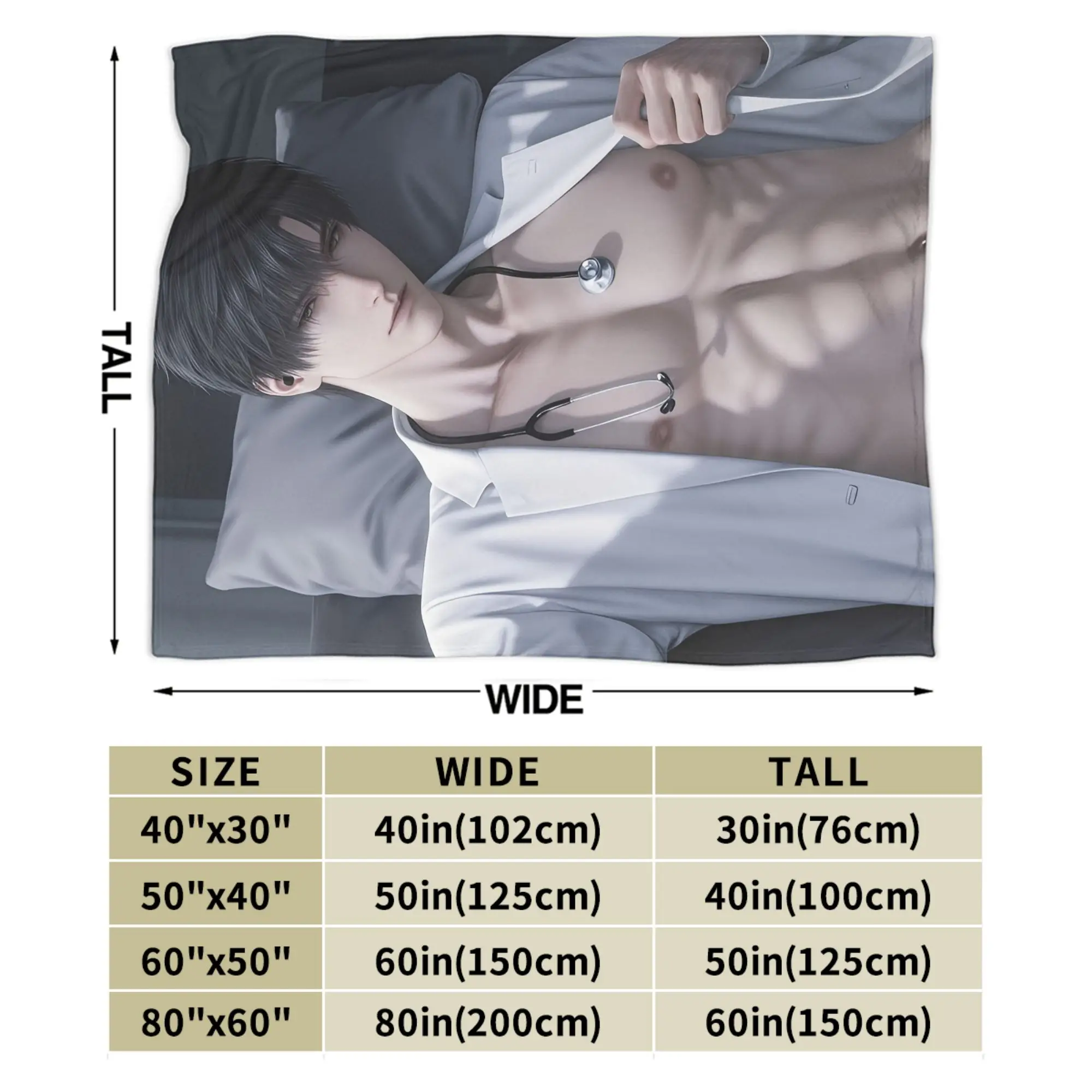 Game Love and Deepspace Zayne Coperta Coperte morbide e leggere multi-dimensione per divano divano e letto