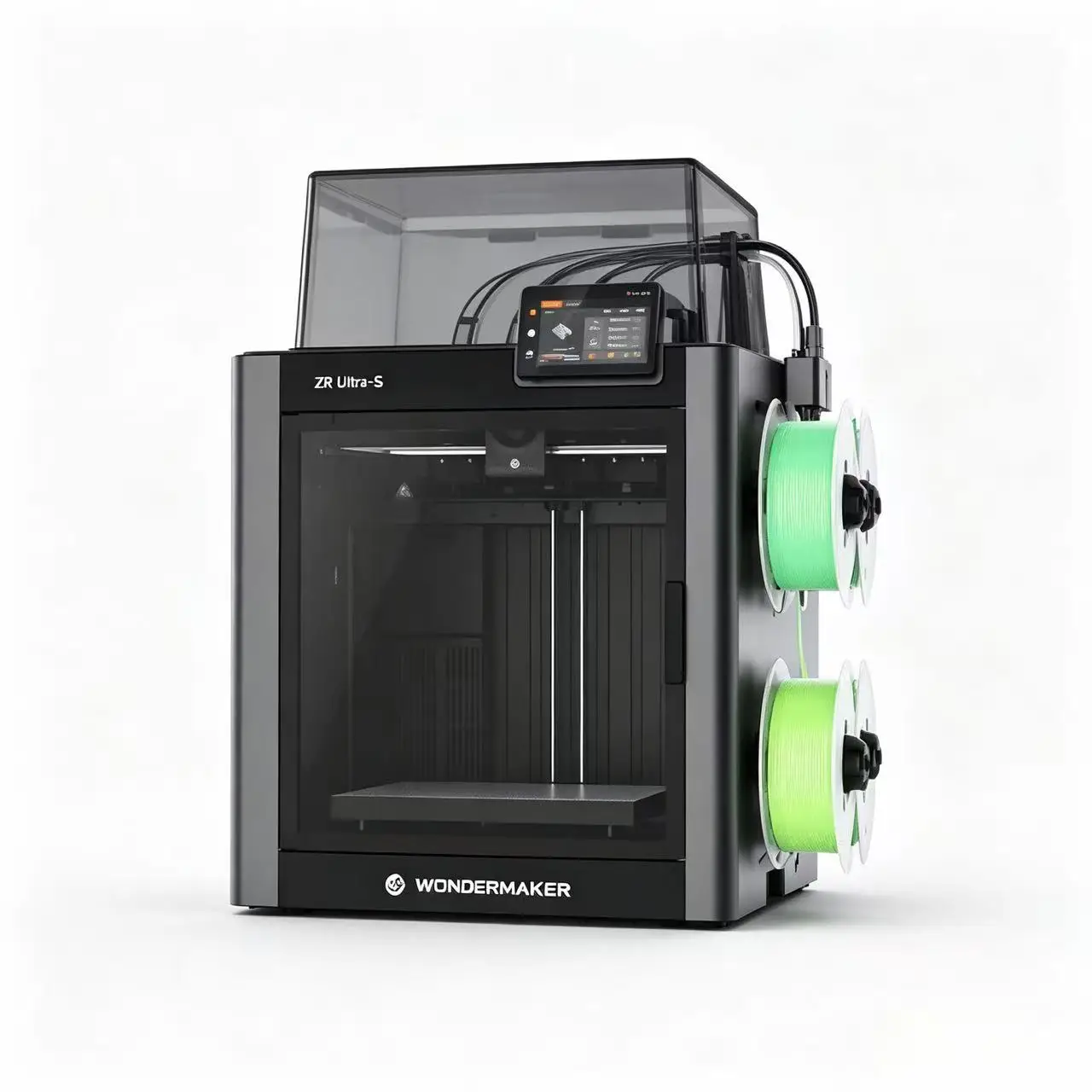 WonderMaker ZR Ultra-S CoreXY Multicolor 3D Printer, With 600mm/s and 20000 mm/s speed, 4X Toolheads, 5s Swap Colors