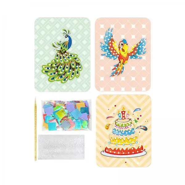 DIY Poking Drawing Boards Creative Fashion Art Toys for Girls Kids Educational Craft Games Learning view 2