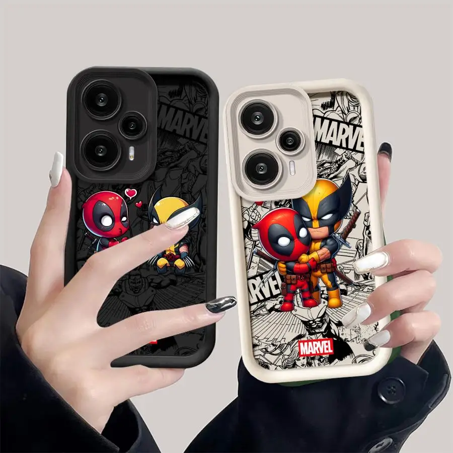 

Wolverine And Deadpool Soft Cover Phone Case for Xiaomi Poco C50 X3 Pro X3 NFC C51 C61