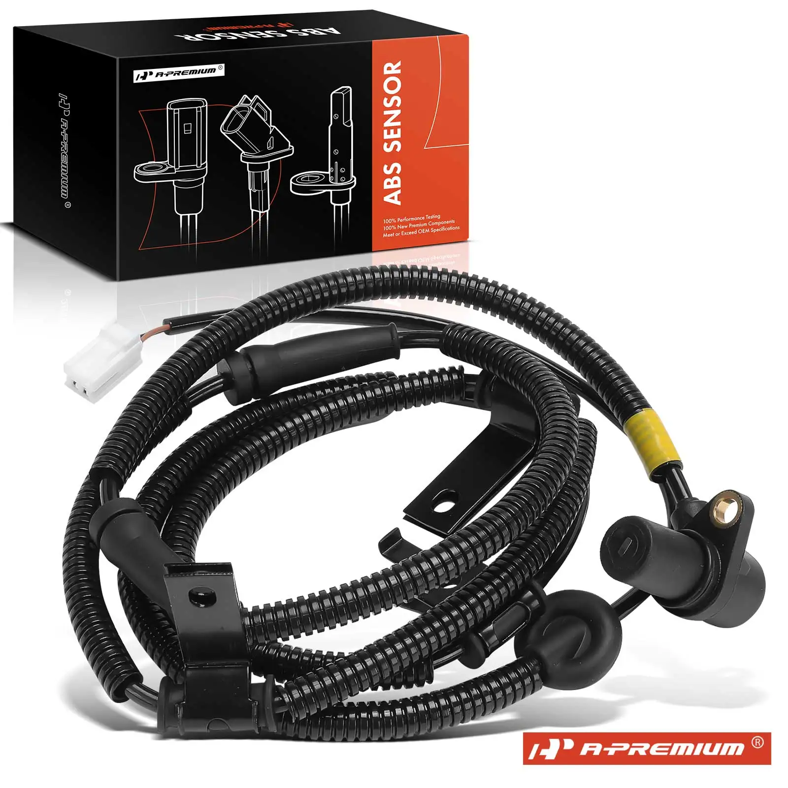 A-Premium Rear Passenger Side ABS Wheel Speed Sensor for Kia Sorento 2003-2006