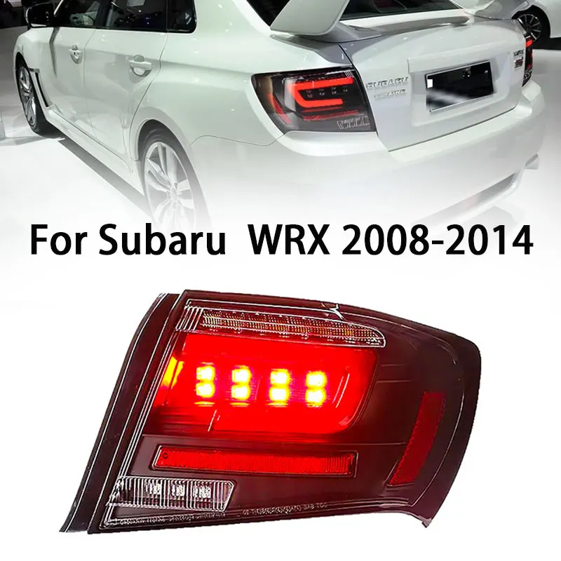 Light Taillights for Subaru WRX 2008 2009 2010 2011 2012 2013 2014 Car Accessories LED Trailer Lights TailLamp Rear DRL Signal