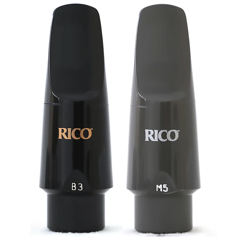 USA D'Addario RICO Saxophone hard rubber Mouthpiece Clarinet Ebonite Bb Soprano Tenor Eb Alto B3 B5 B7 M5 M7 M9 .