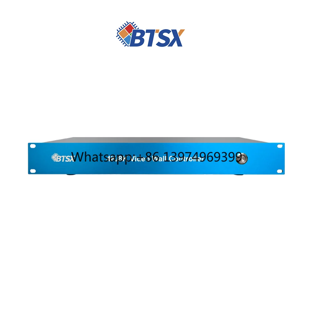 Bitvisus 4K60 Input 4*2K Output Seamless Edge Blending Pure Hardware Metal 1x1 1x2 1x3 1x4 Video Switcher 2x2 Video Wall Display