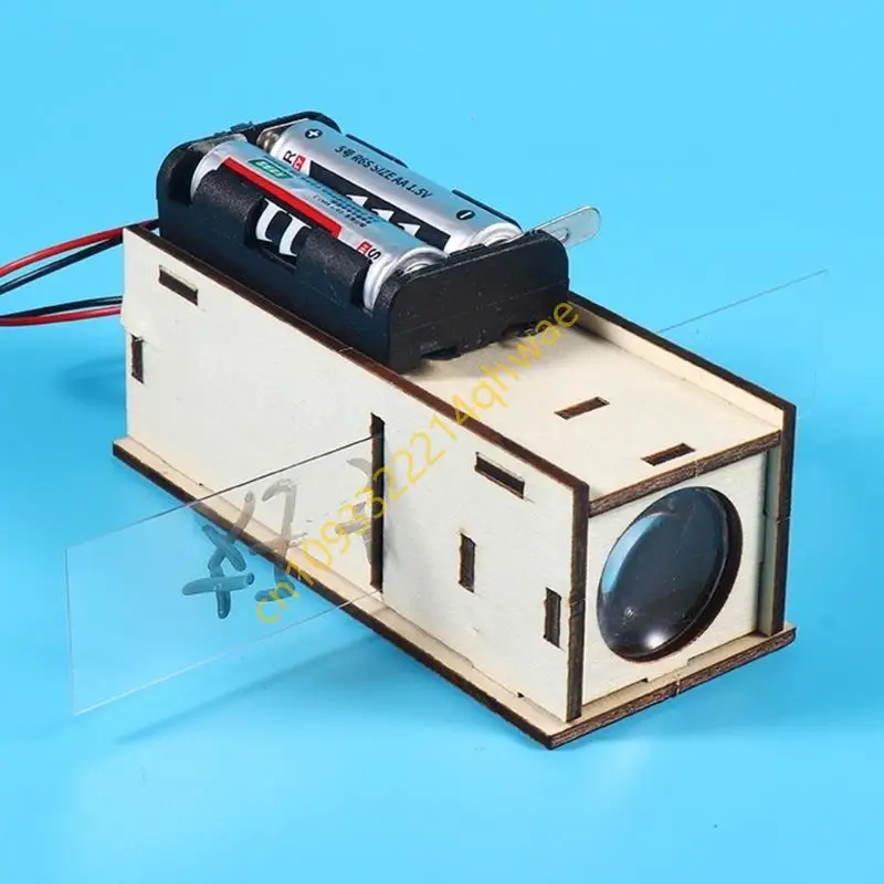 Slide Projector Model Assembled Model Kits STEM Learning Toy Handmade Science Experiment Kits School Supplies