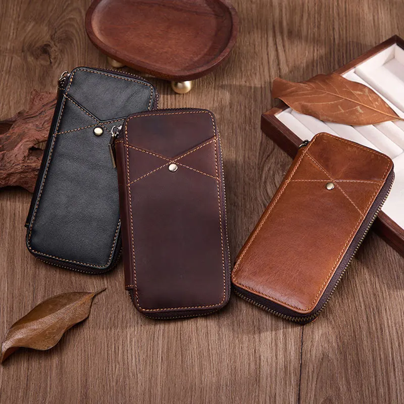 creative-genuine-leather-zippered-fountain-pen-case-portable-business-pen-pouch-multifunctional-student-stationery-bag