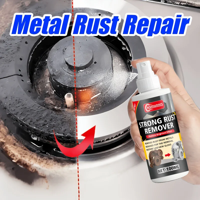 Powerful Metal Polishing Spray Designed for Faucets, Showerheads, Kitchen Hardware, And Surfaces. It Effectively Renovates Limes
