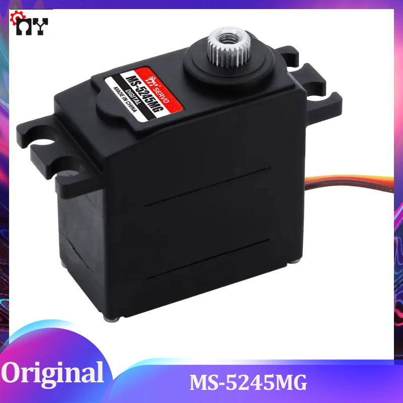 MEU Servo MS-5245MG 24KG Metal Gear Core Servo Motor Digital para Peças RC para RC Drift Car Robot e Avião