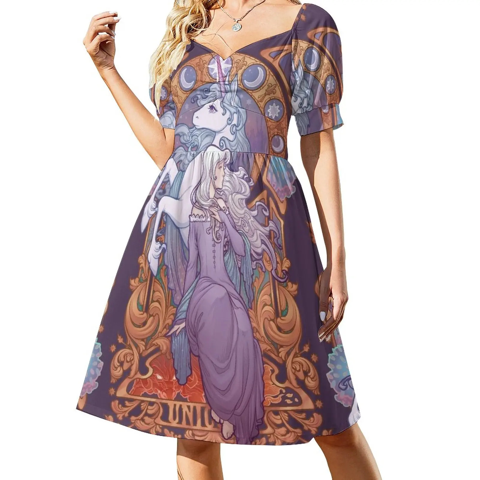 

Lady Amalthea - The Last Unicorn Sleeveless Dress Women's skirt beach outfits for women