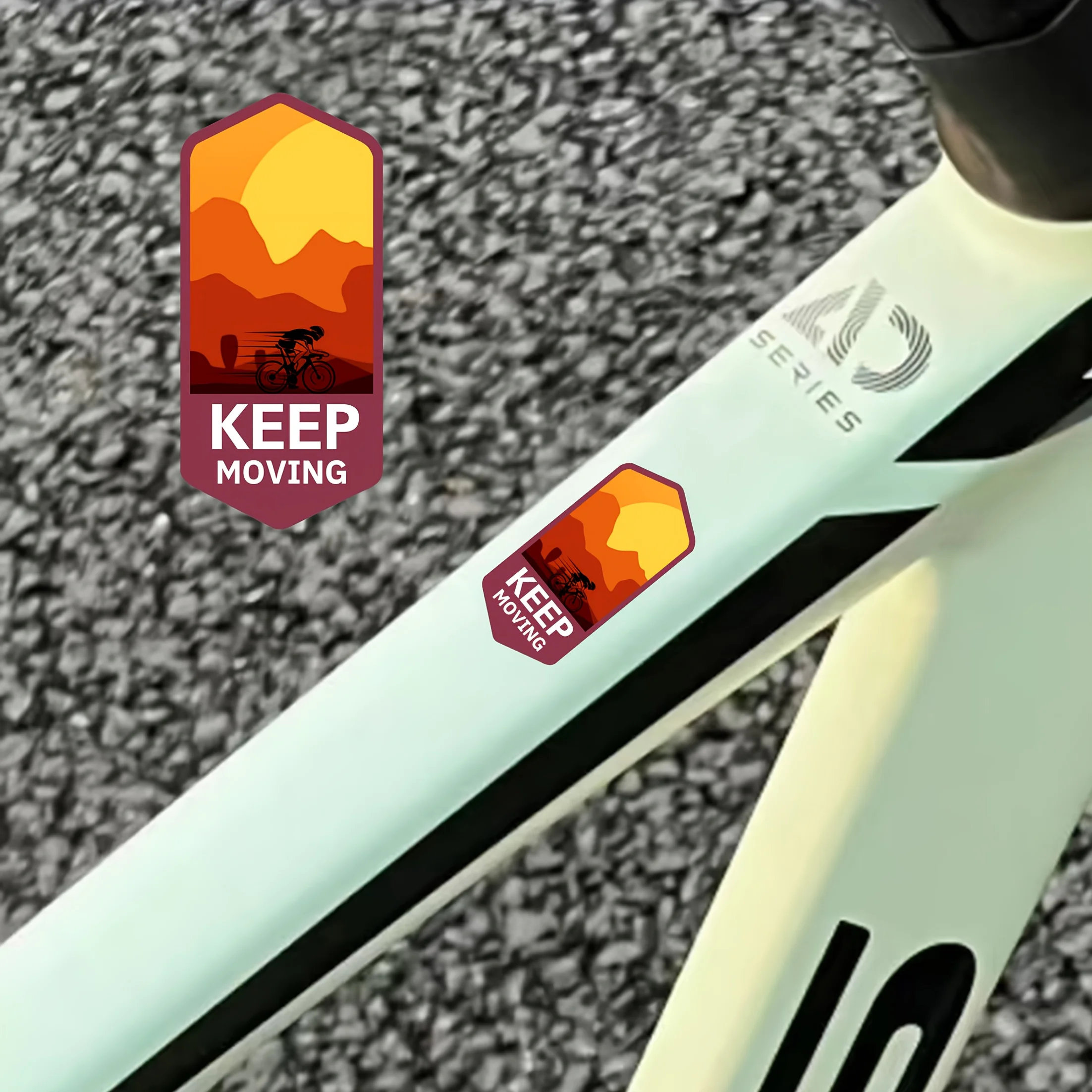 1Pair Keep Moving Mountain Sun - Mountain Biking Holidays ulasan dan harga