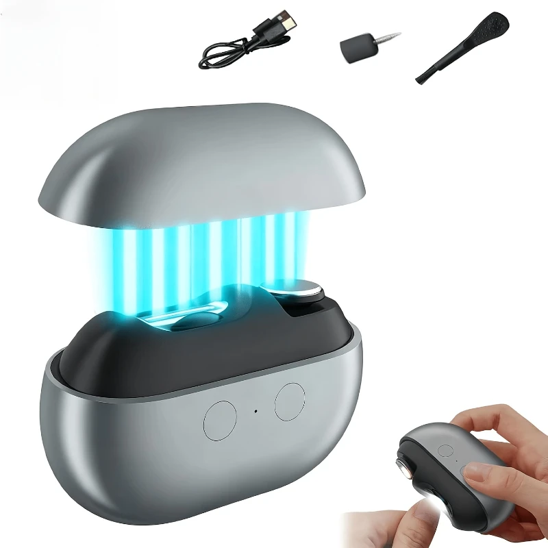 Electric Nail Clipper Electric Nail Trimmer Polisher Automatic Toe Nail Clippers for Thick Toenails Seniors Rechargeable