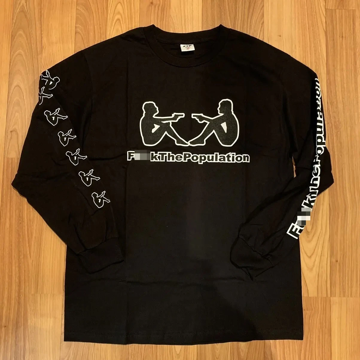 

The Population Bust a Kappa Shirts Long Sleeves Sweatshirt Graphic t shirts Casual Streetwear Y2k Tops Sportwear Men Clothing