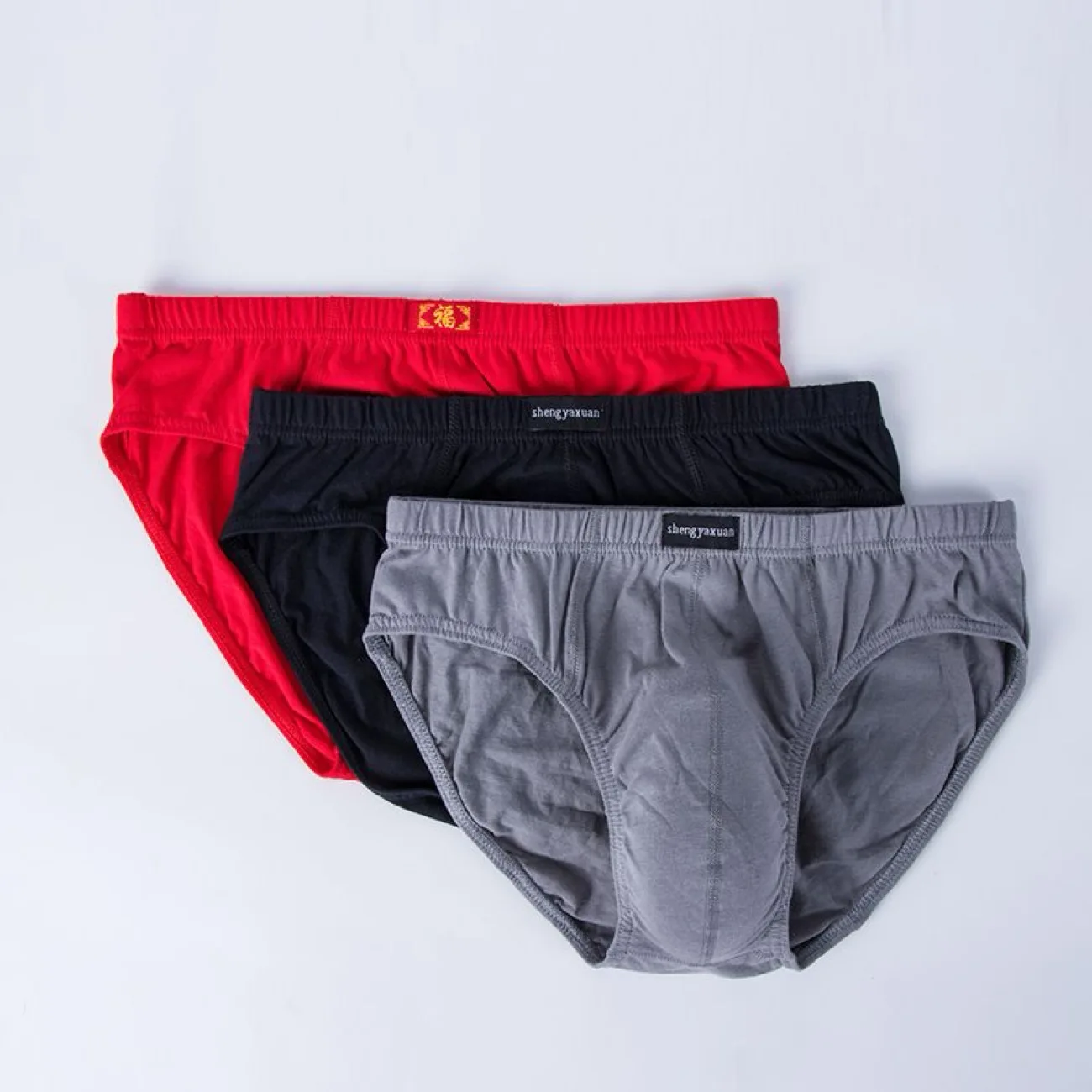 3/5Pcs Cotton Underpants for Men Briefs Male Underwear Knickers Panties Pant Shorts Sexy Undies in Sizes XL to 6XL
