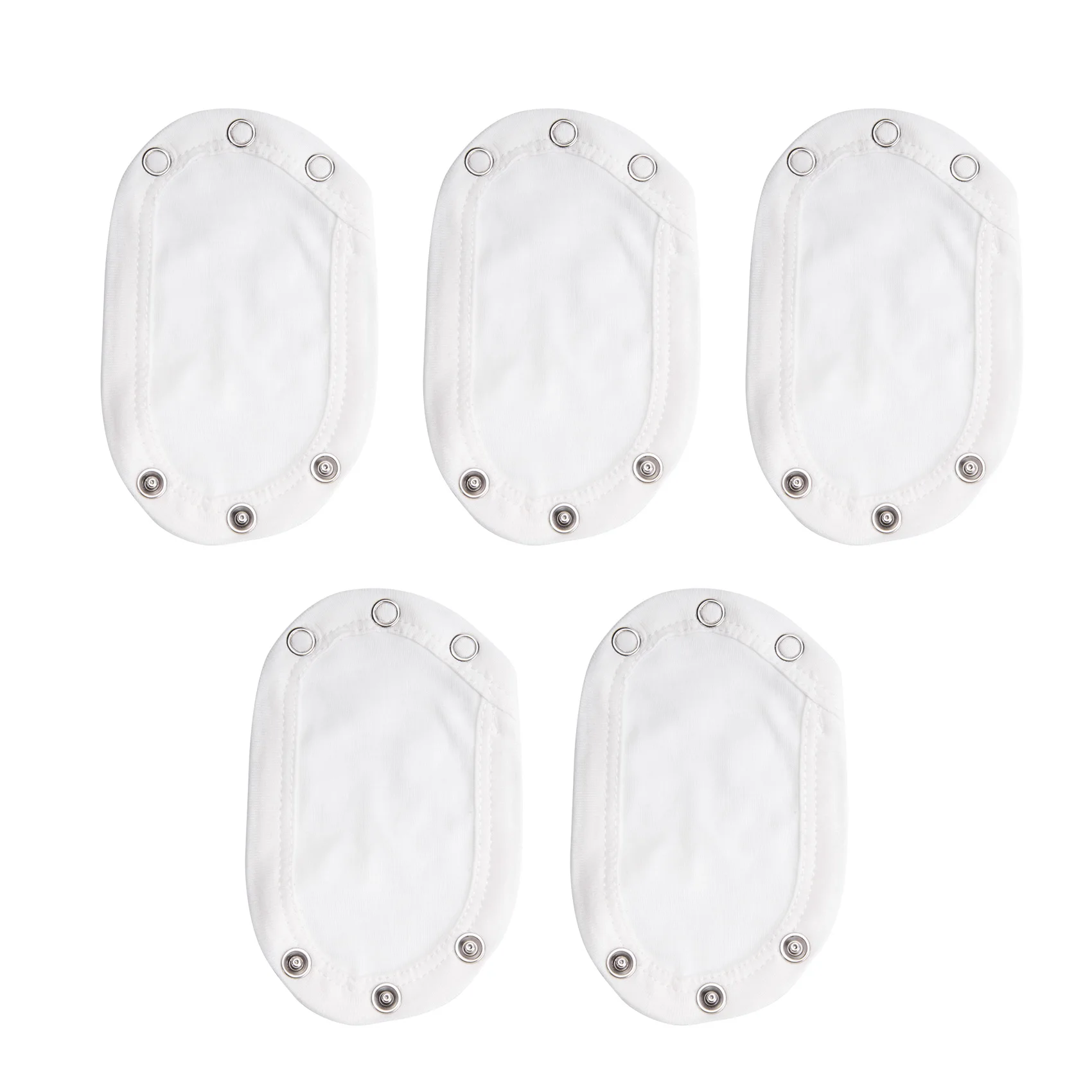 A97T5 Buah Baju Monyet Anak Bayi Uniseks Mitra Bodysuit Utilitas Super Jumpsuit Baju Monyet Popok Film Perpanjangan Panjang (Putih)