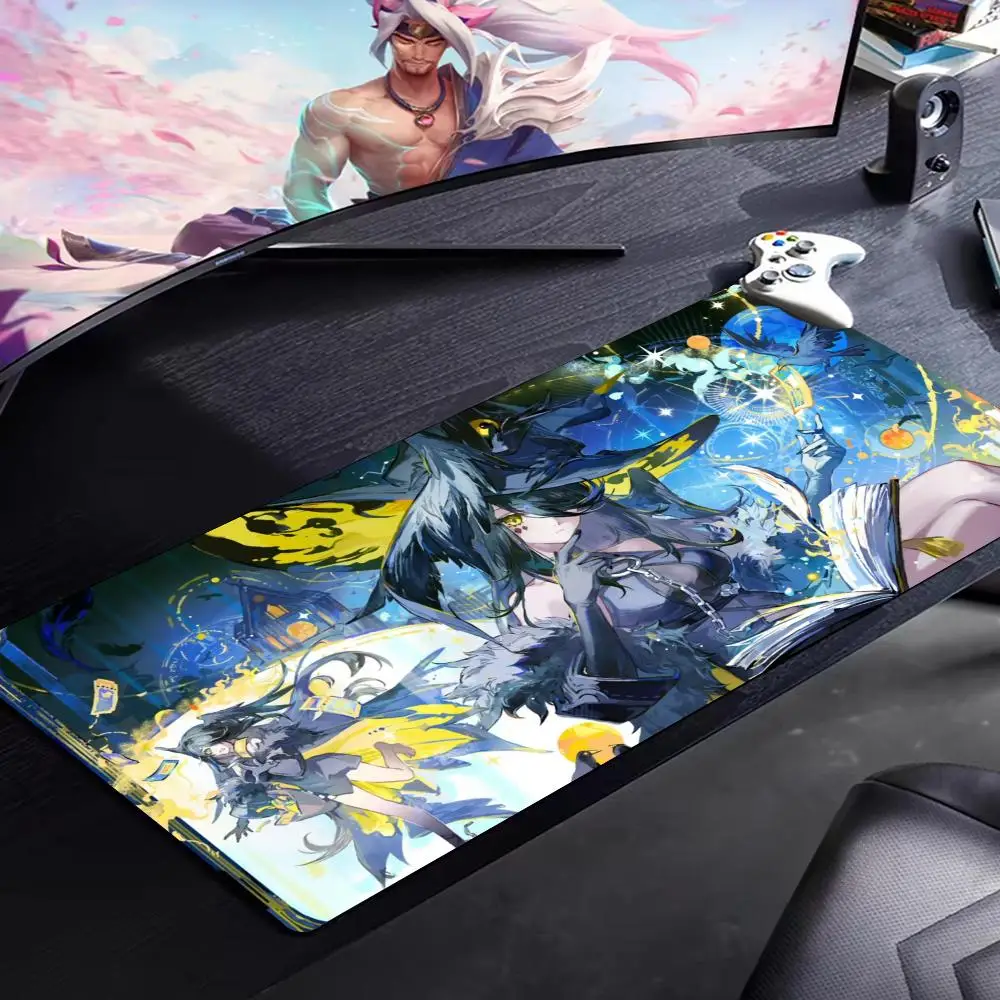Neverness to Everness Blackbird Mouse Pads Gamer Keyboard Mat Pads Gaming Desk Protector Laptops Large Mousepad Cartoon Deskmat
