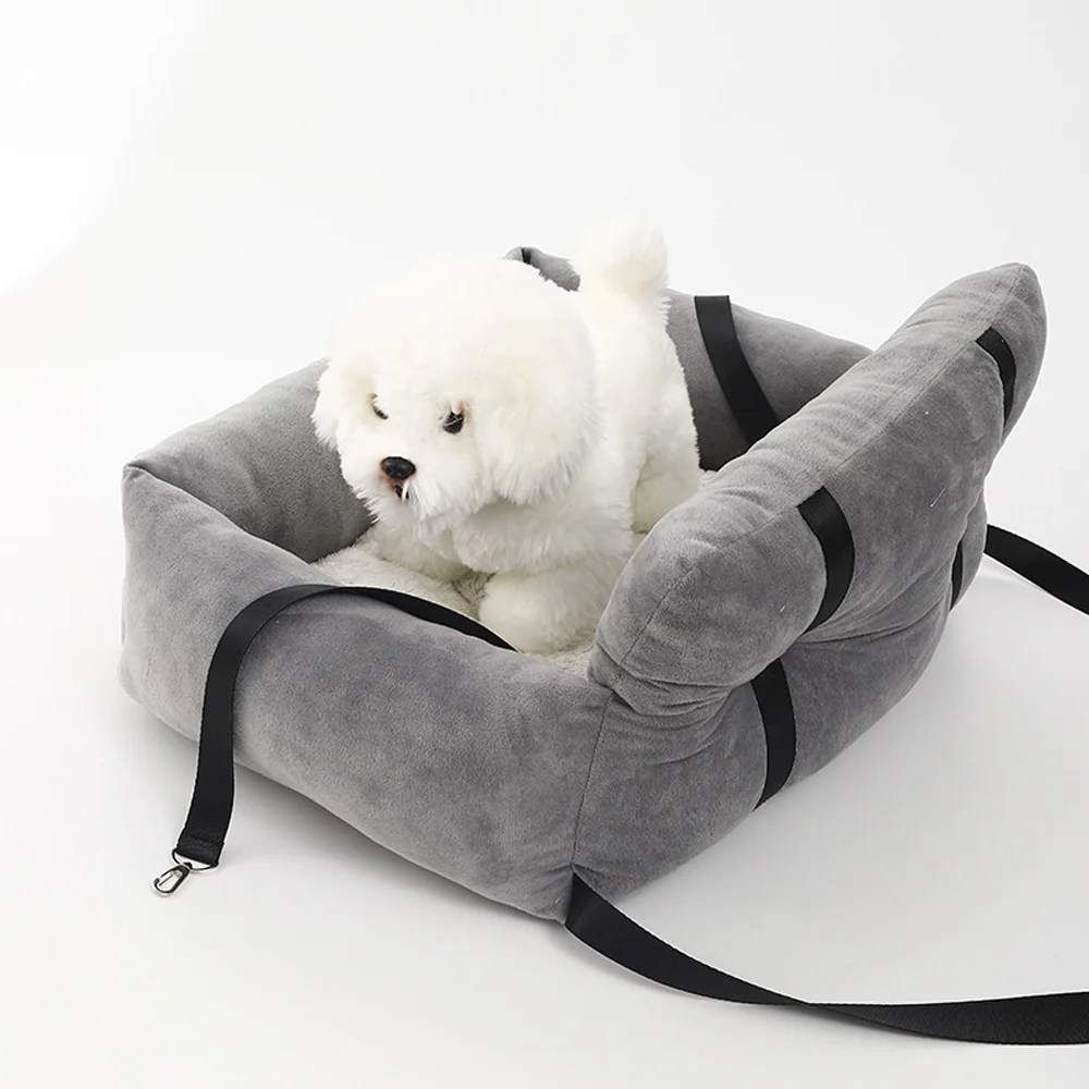 Asiento de coche plegable para perros – Doble uso viaje y hogar - imagen 2