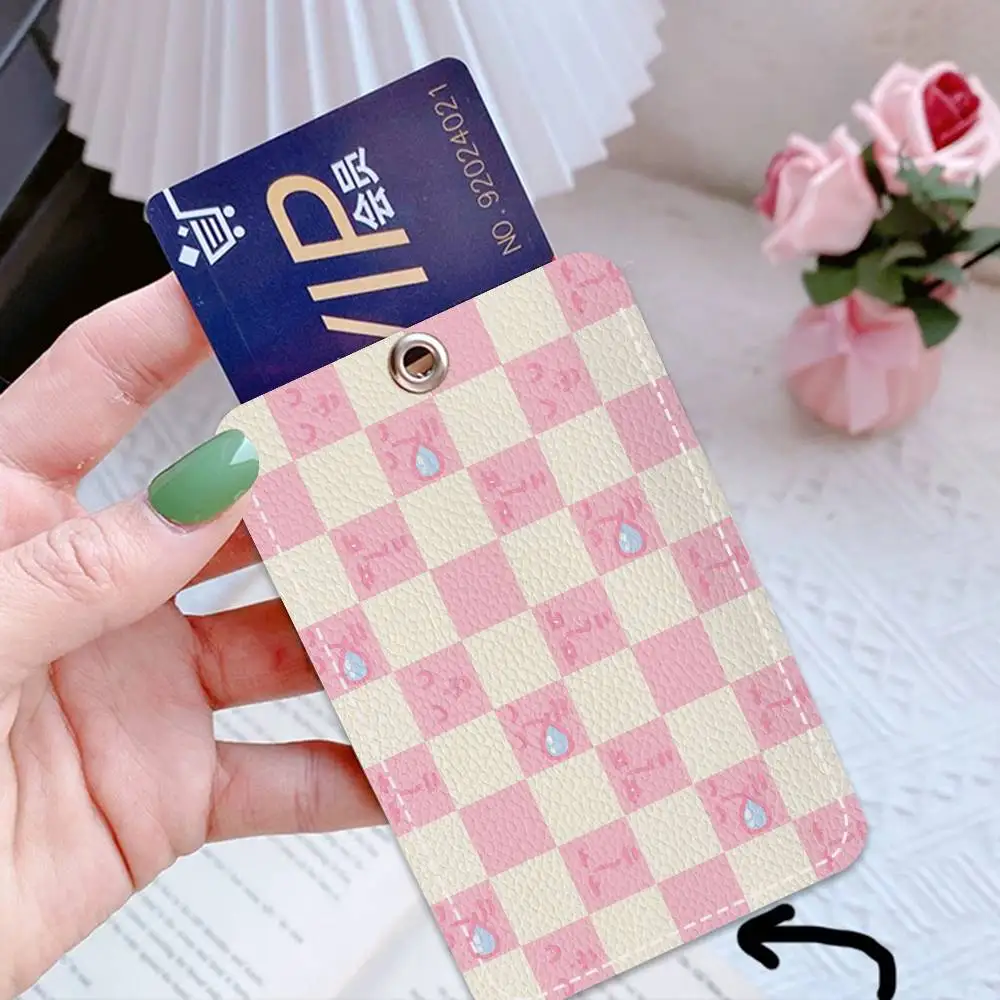 My F-Friend Pink Rabbit Funny Access & Meal Card Holder Keychain Credit ID Bank Card Protective Case Keychain Pendant Fashion