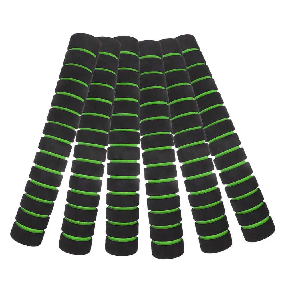 

6 Pcs Kayak Paddle Grips Sponge Handle Cover 22CM Green Non-Slip Breathable Protector for Oars Paddle Accessories