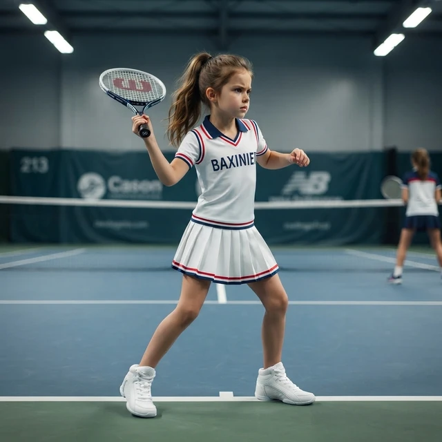 BAXINIER Girls White High Top Cheerleading Shoes for Youth in Cheer Competition Training Dance and Tennis Lightweight Kids Sneak 7