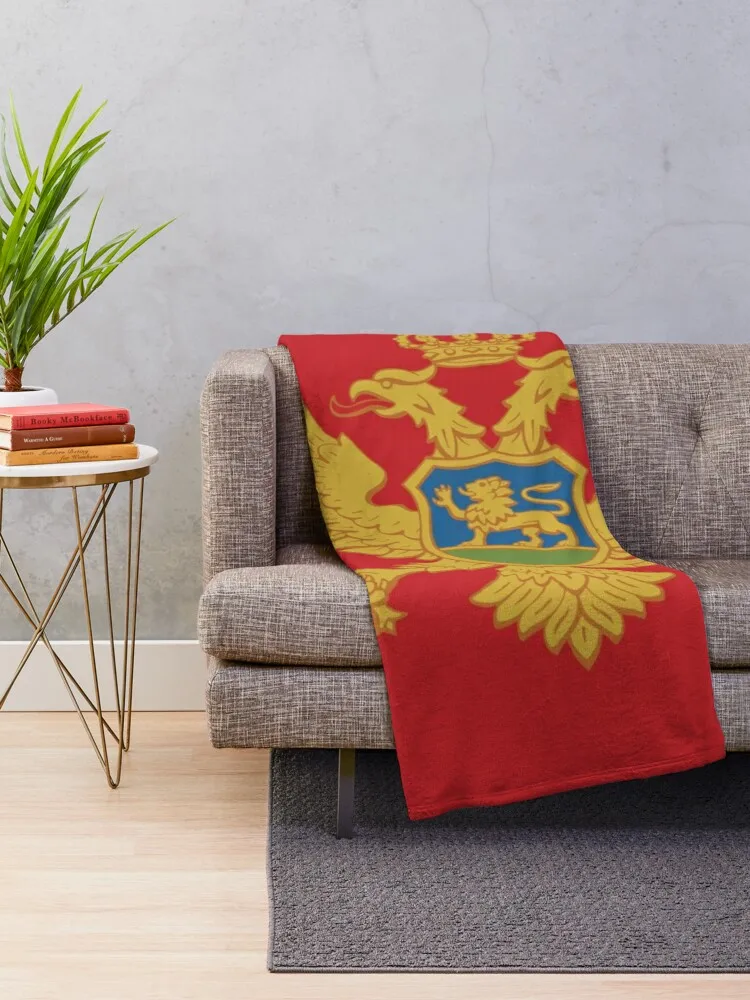 Montenegro Flag Throw Blanket For Sofa Thin Weighted Blanket