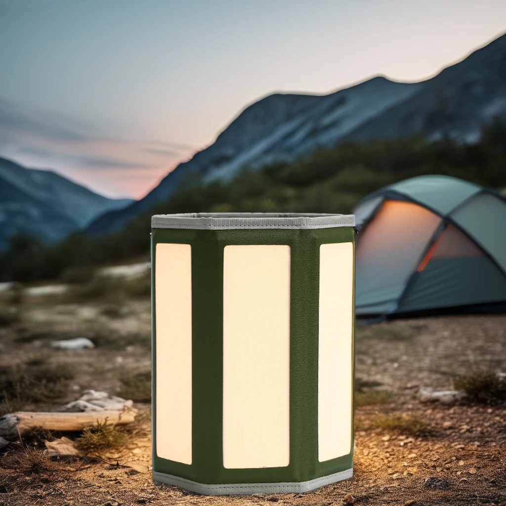 

2025 Newest 10W Solar Panel Camping Light with 5200mah Power Bank LED Light Source for Garden & Camping