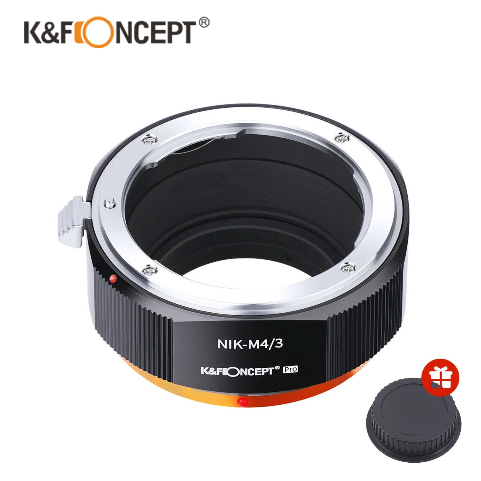 

K&F Concept NIK-M4/3 Adapter Pro for Nikon F lens to Micro 4/3 MFT G3 OM-D E-M10 E-M5 Olympus Panasonnic G1/G2/GF1 Lens Adapter