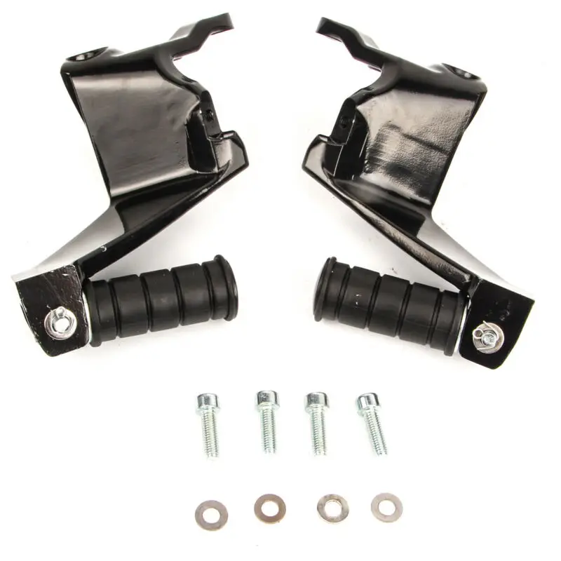 Motorcycle Black Pair Passenger Foot Pegs Bracket for Victory, Vegas Kingpin, Boardwalk, High Ball, Gunner Accessories