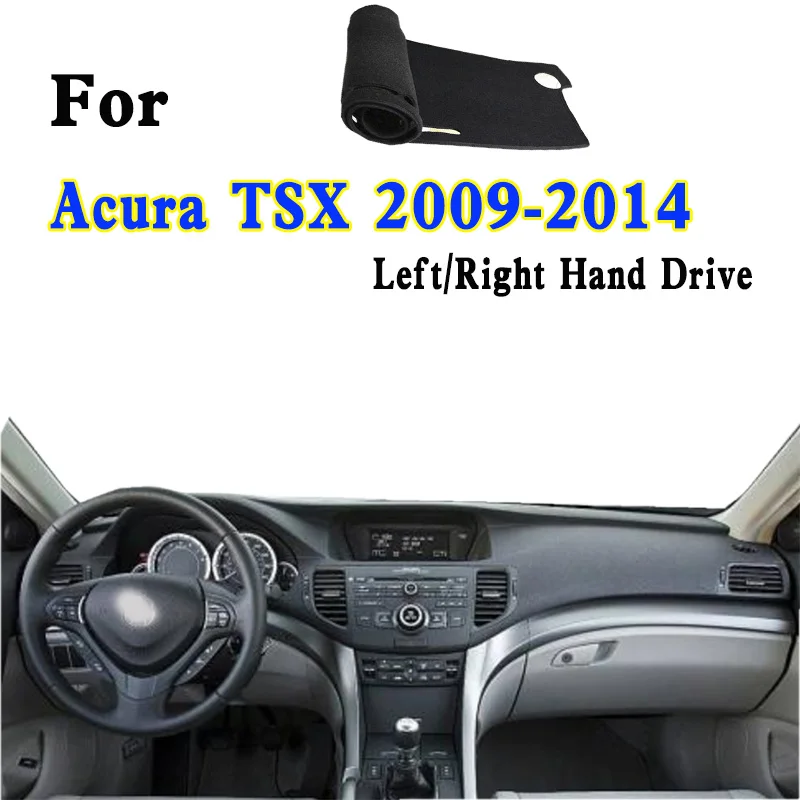 

For 2009-2014 Acura TSX V-6 Sport CU Car-Styling Dashmat Dashboard Cover Instrument Panel Insulation Sunscreen Protective Pad