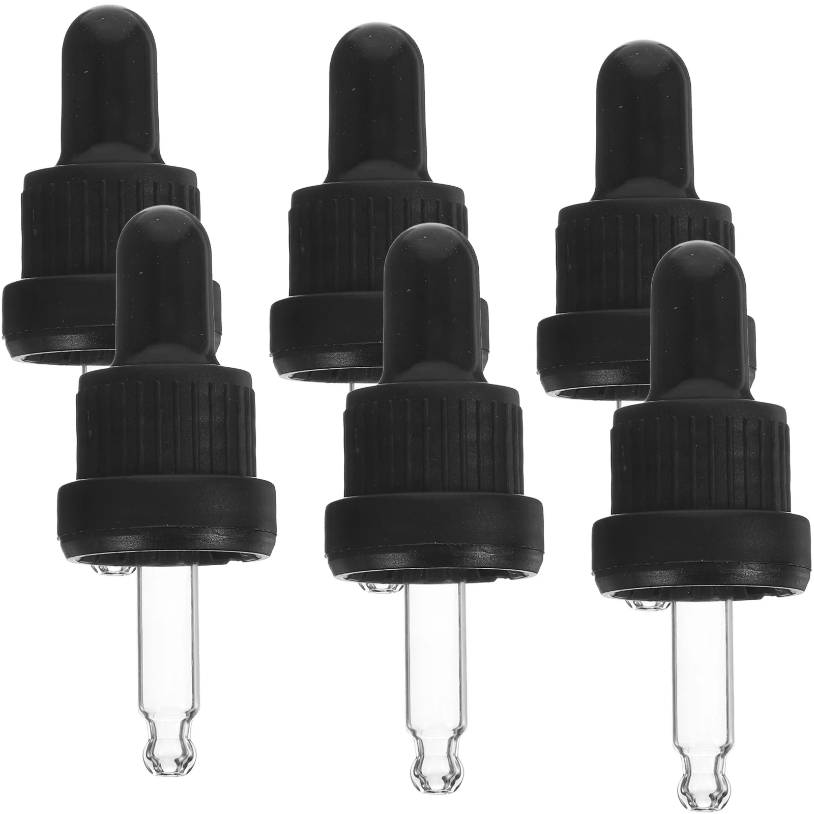 

6 Pcs Easy to Clean Dropper Droppers Glass Food-grade Essential Oil Bottle Durable Daily Packaging