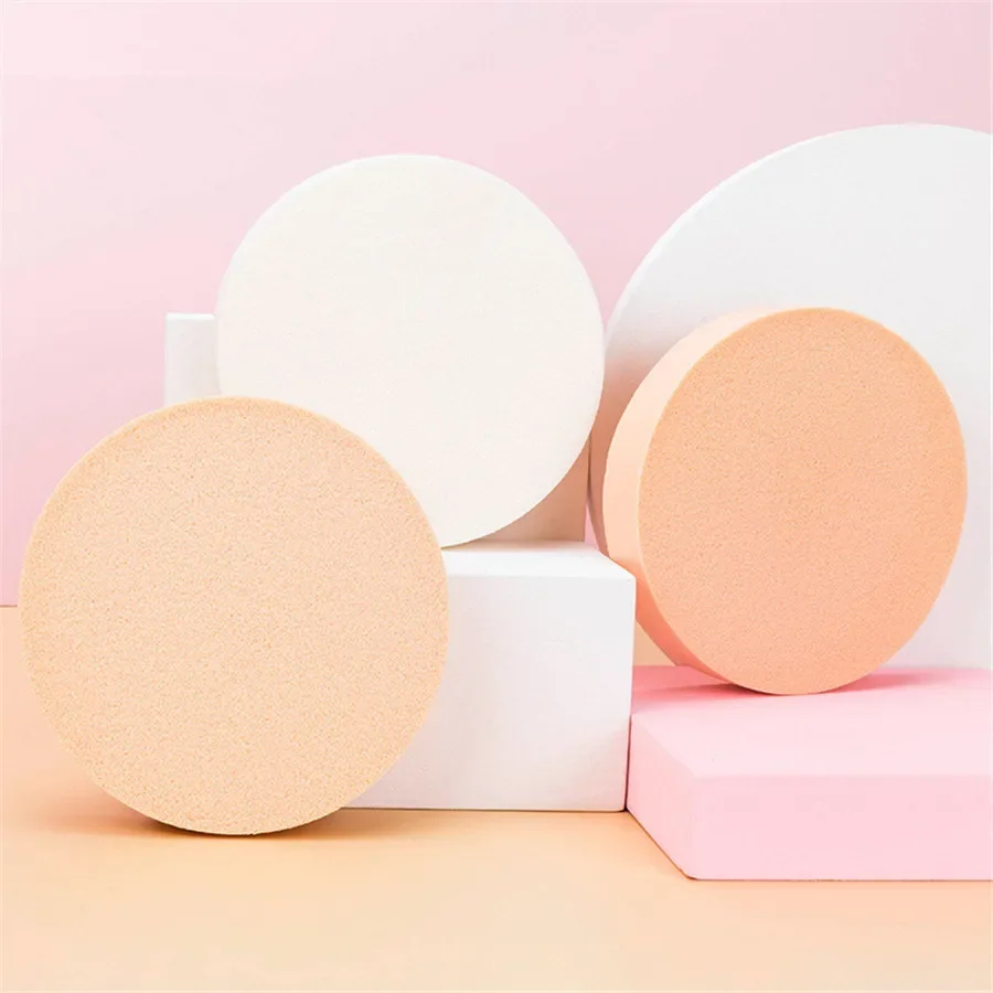 Professional Makeup Tools  Powder Puff for Studio Dresser Wet Dry Dual Use Large White Slag Anti-Off Sponge