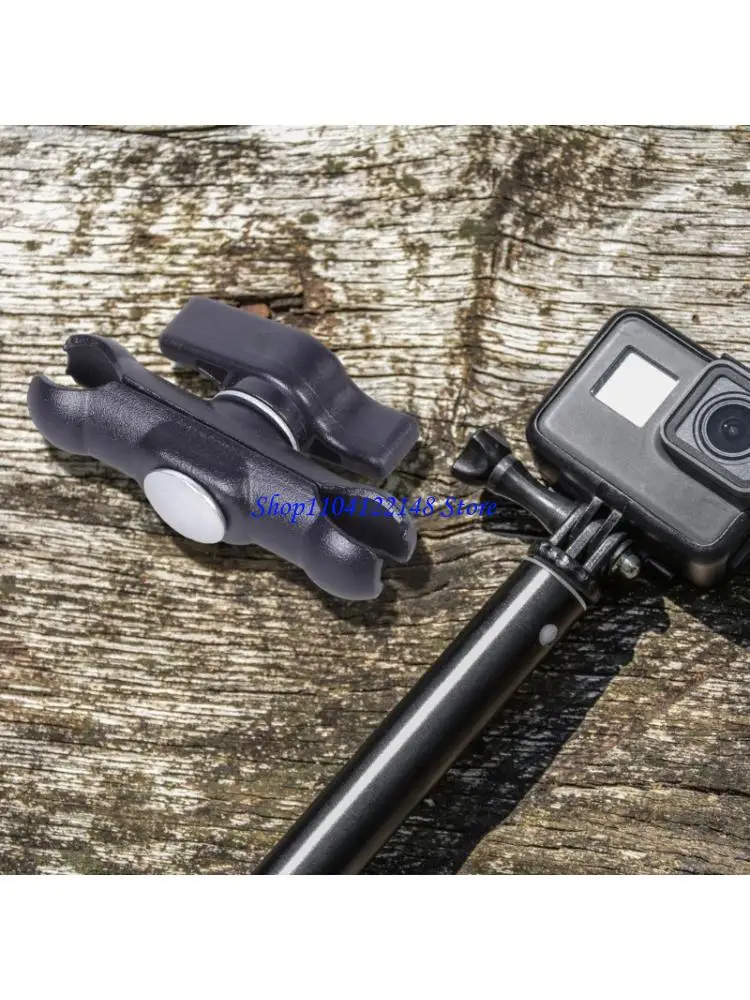 P9FA Metal Clamp Adapter For 15 to 18mm Ball Heads 360 Rotation Camera Mount Bracket
