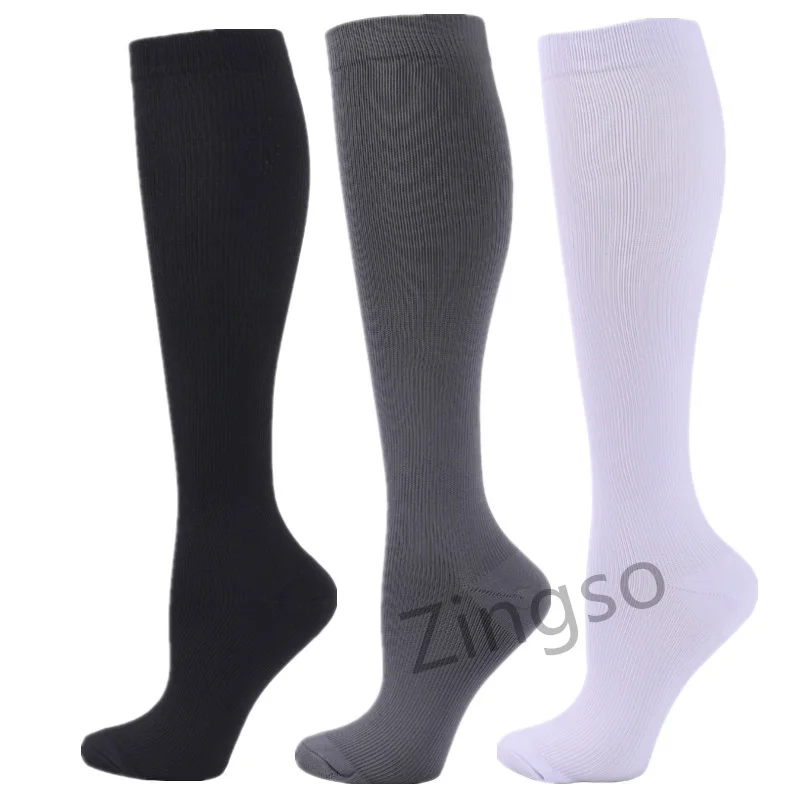 

Compression Socks Men Women Running Socks Knee High Varicose Vein Pregnant Edema Leg Support Stretch Pressure Nurse Stocking