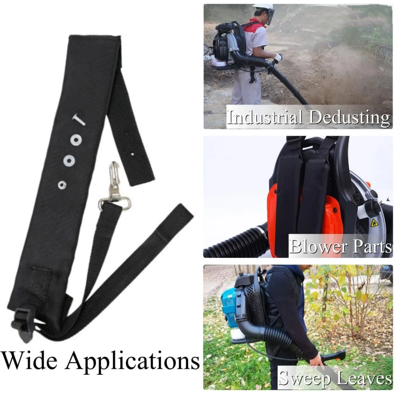 2 Pack C061000100 Backpack Blower Strap Compatible For Echo PB403T PB-403T PB-260 PB-403 PB-403H PB-460 PB-601 Blower Accessory