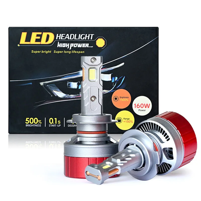 

H7 H4 LED Canbus Car Headlight Bulb H11 H1 HB3 9005 HB4 9006 H8 HIR2 9012 High Power Turbo LED Motorcycle Fog Lamp 6000K 12V 24V