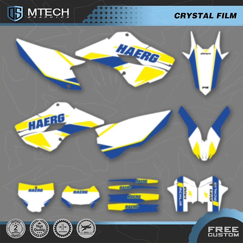 

DSMTECH Motorcycle Graphics Sticker Kit for HUSABERG TE 125 250 300 / FE 250 350 450 501 2013 2014 008