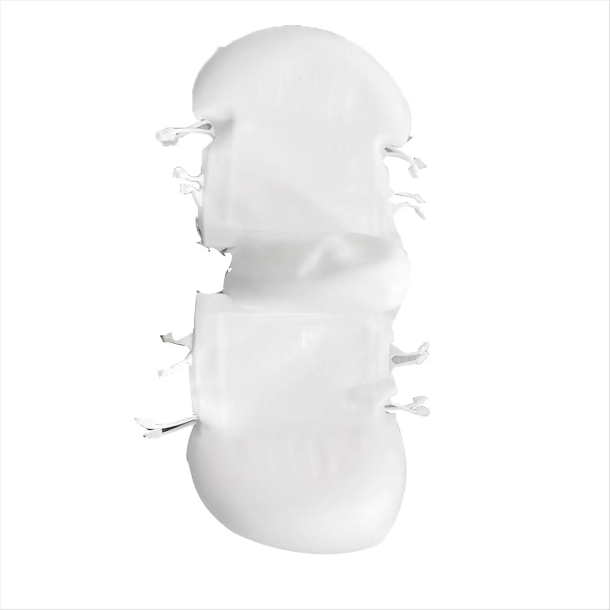 غطاء حماية لسترة الغبار من السيليكون من ONGE لسيارة توازن زائد باللون الأبيض