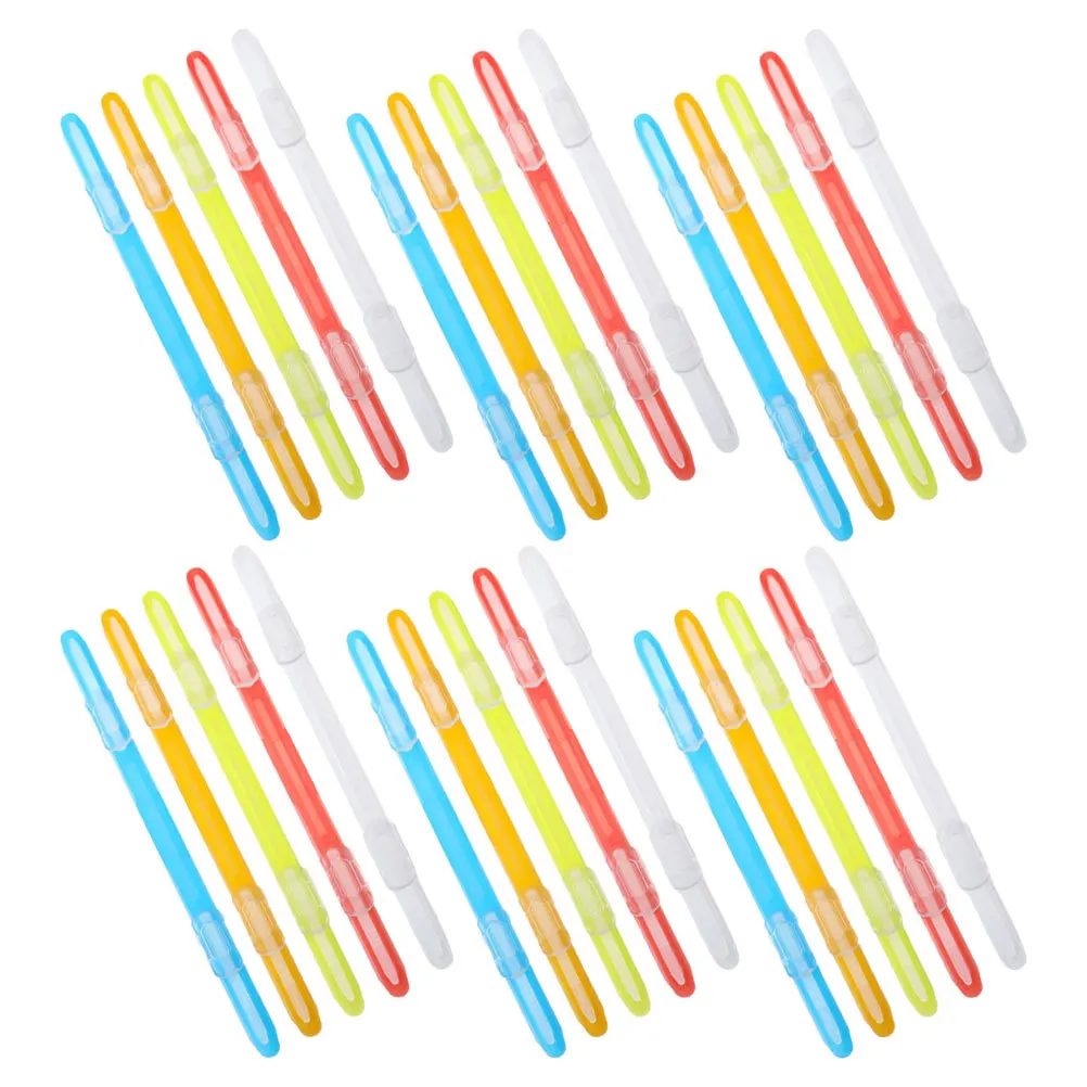 30 個のドキュメントファスナー プラスチックファイルオーガナイザークリップ マルチシートバインディング用 オフィス学校用紙整理クラスプ ルーズリーフ