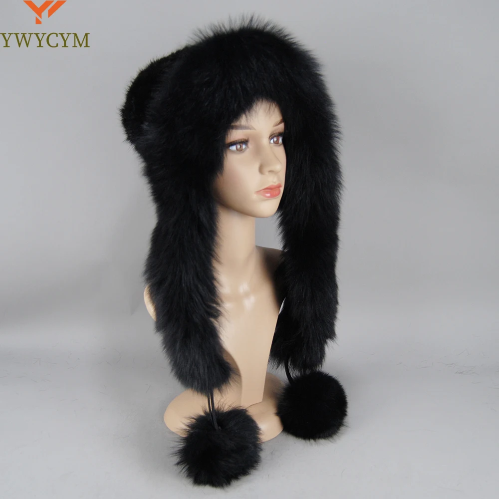 

New Winter Women Genuine Mink Fur Knitted Scarf Hat Lady Real Mink Fox Fur Hooded Scarf Fashion 100% Natural Real Fur Hat Scarf