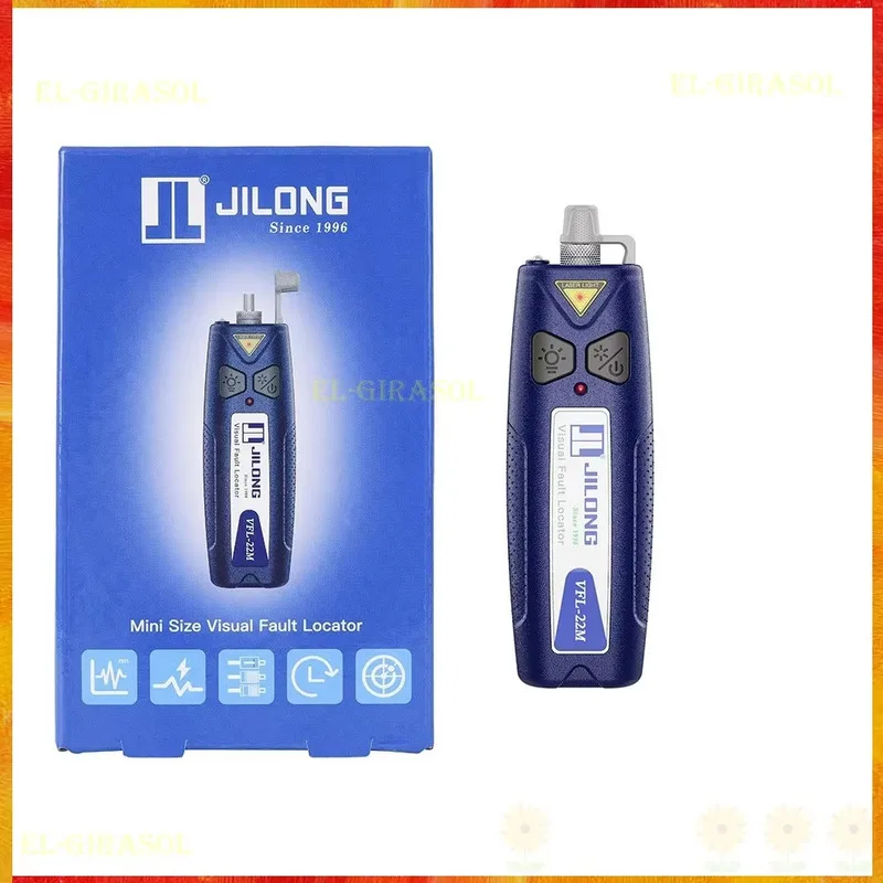 

Jilong VFL 30MW/20MW/10MW Visual Fault Locator, Fiber Optic Cable Tester 10-30Km Range VFL pen SC/FC/ST/LC FTTH