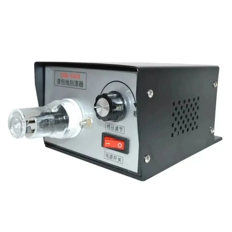 YSM-03018 Desktop pedal enameled wire scraping machine, paint stripping machine, scraping diameter: 0.3-1