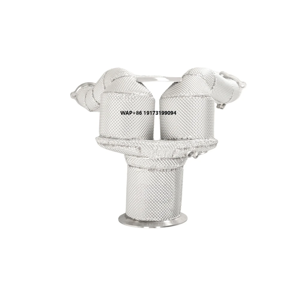 

High Flow Stainless Steel Exhaust Pipe for 9Y0 3.0T 2020-2023 Exhaust Pipe Catalytic Converter with Heat Shield