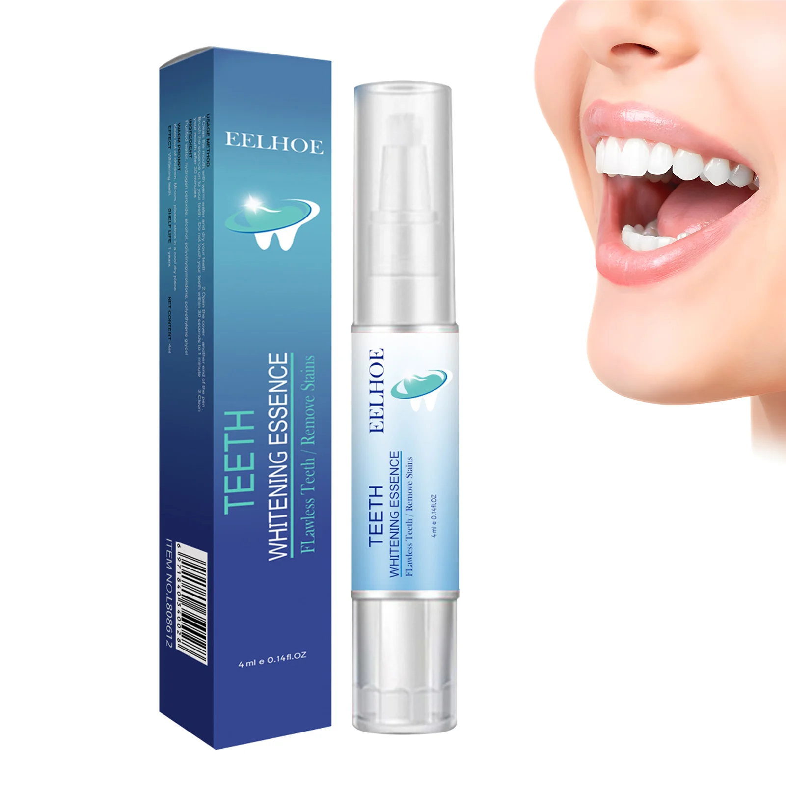 

Remove Stains Teeth Whitening Pen Effective Painless No Sensitivity Whitening Pen for Home Office Travel