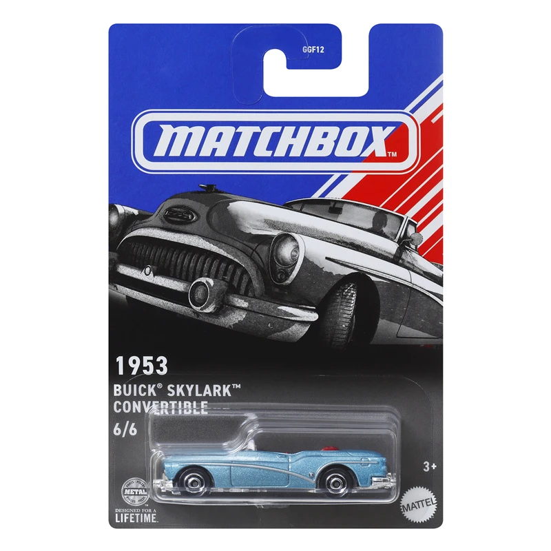 Matchbox 2024 American Convertibles Chevy Corvette Cadillac Eldorado Chevy Camaro Ford Mustang Buick Skylark 1/64 Car Toy GGF12