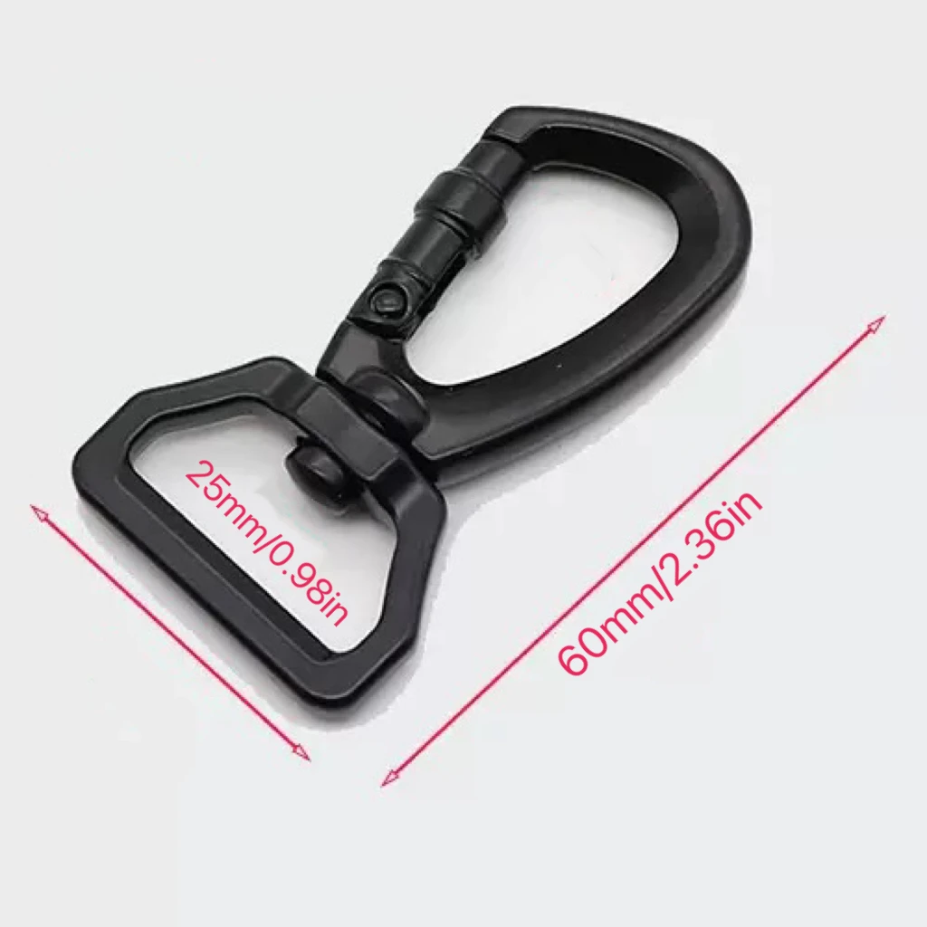 4-Piece Metal 360° Rotating Hook Buckle, Dog Leash Buckle, Suitable for Backpacks, Outdoor Tents, Keys, Etc
