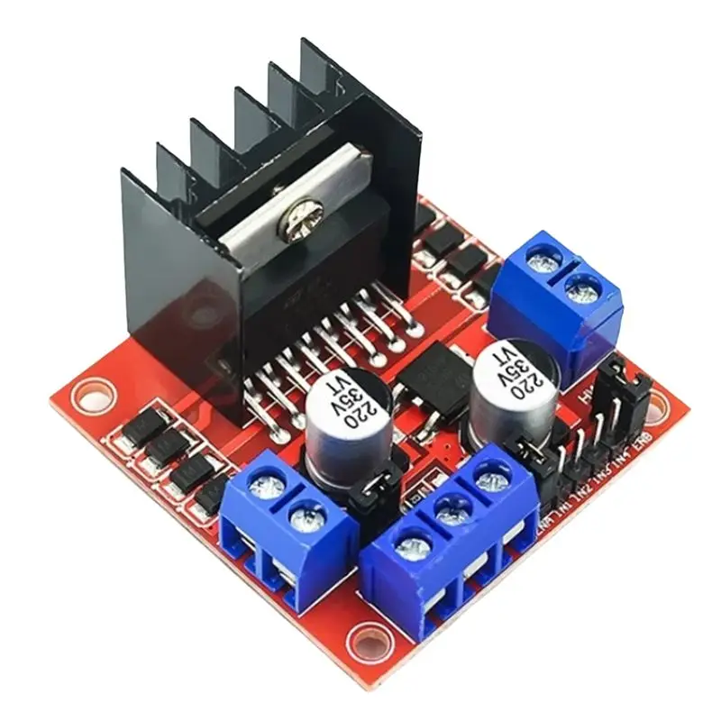 Reliable~ L298N Module Dual H-Bridge Stepper Motor Driver Board Module 2A/25W, Suitable For Robots And Smart Cars