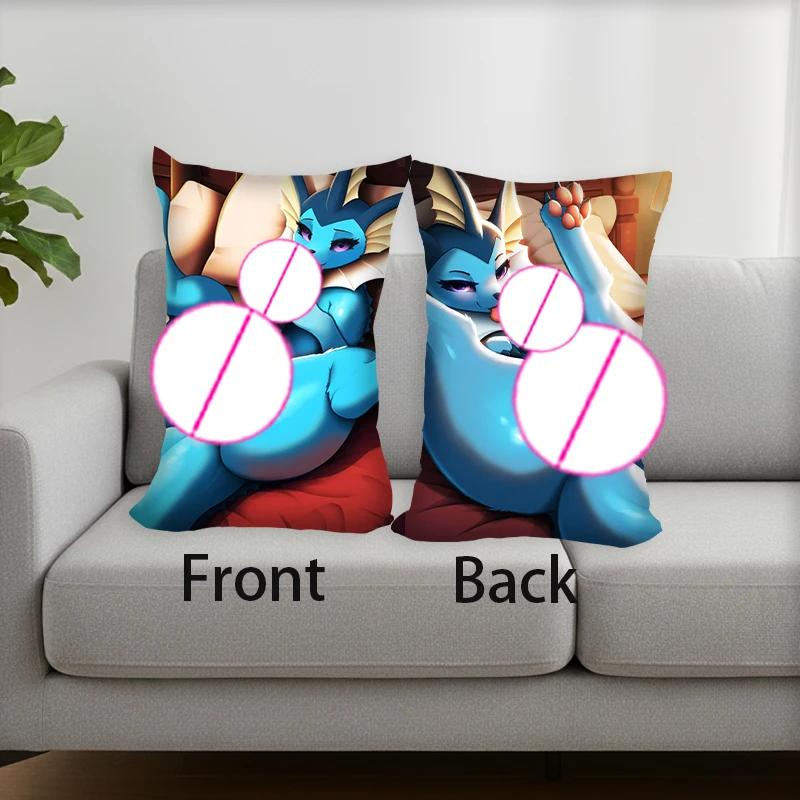 

Наволочка-дакимакура с аниме-принтом, флисовая, с изображением персонажа (недетский контент), двусторонняя печать