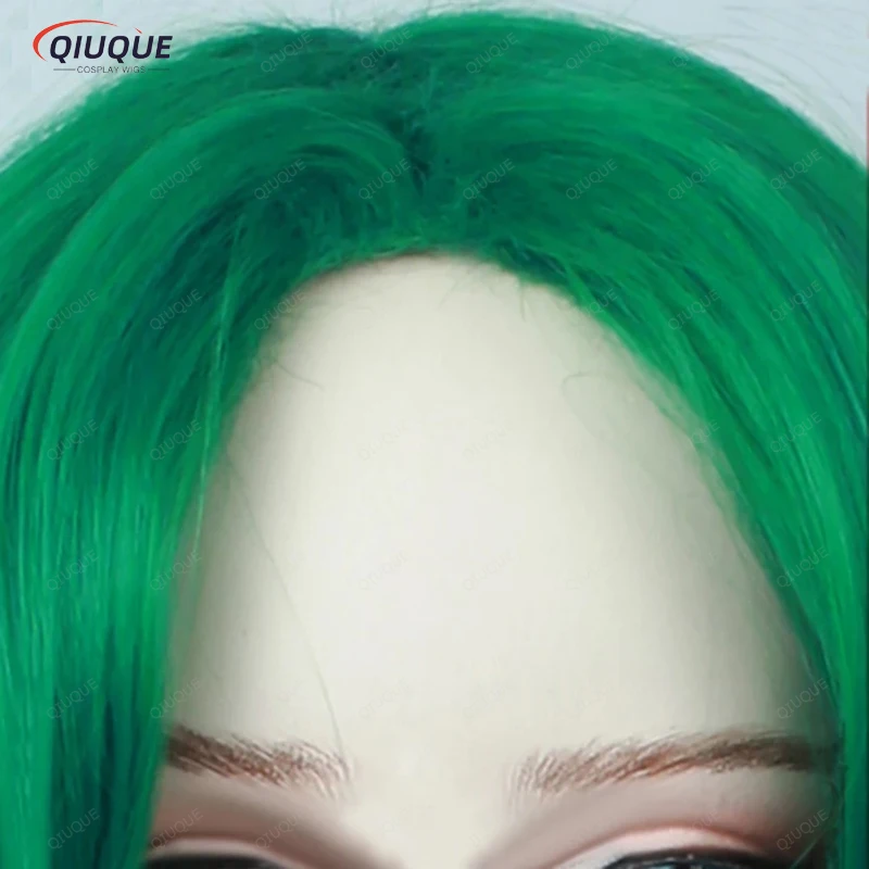 Kaioh Michiru Sailor Neptune Wigs 65cm Long Wavy Lake Green Heat Resistant Synthetic Hair Cosplay Wig + Wig Cap